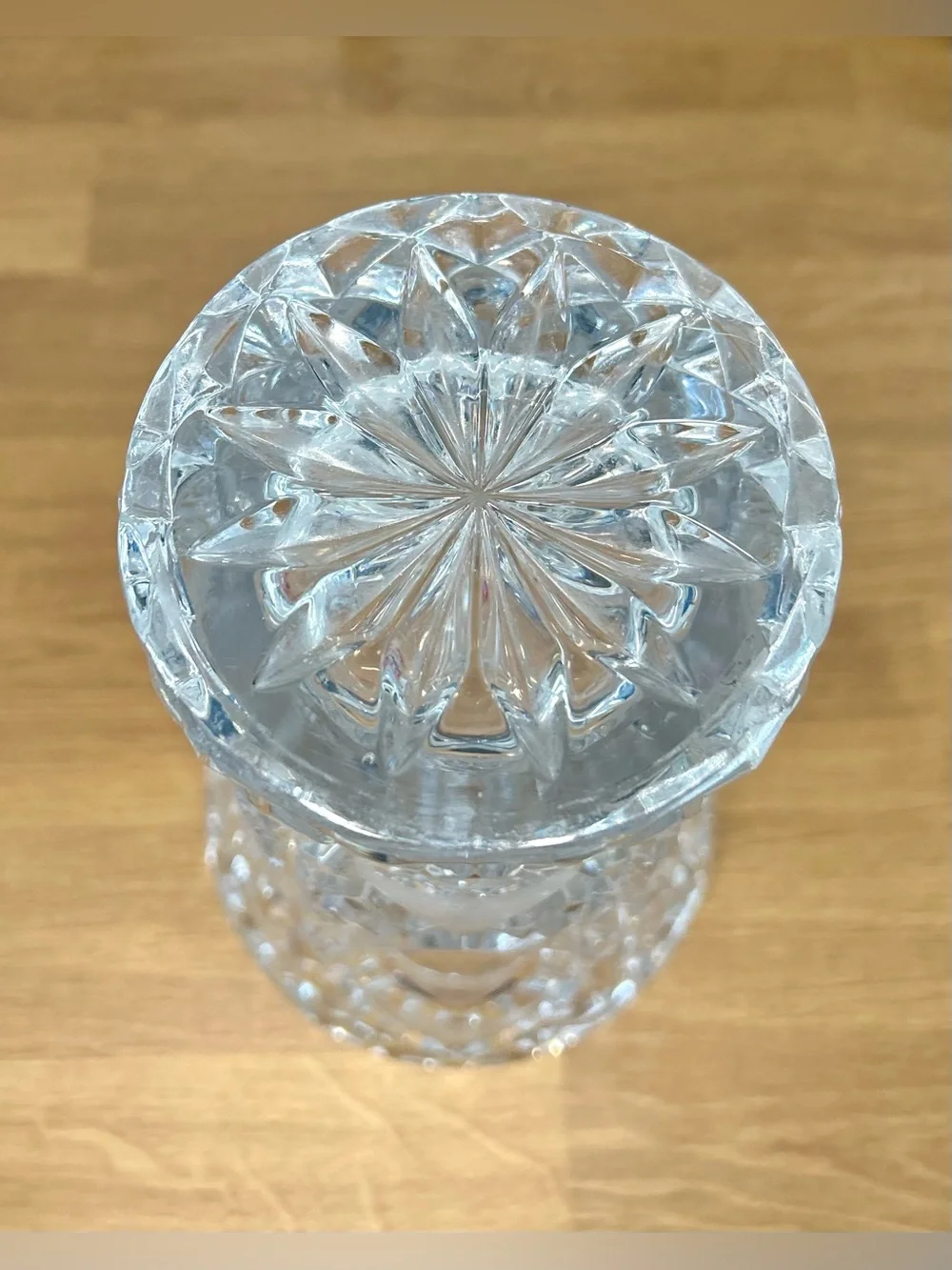 Vintage Nachtmann 24% Lead Crystal Vase | 9” West Germany Floral Cut Detail